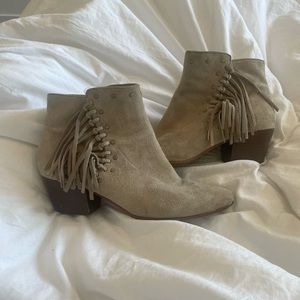 Sam Edelman cream booties